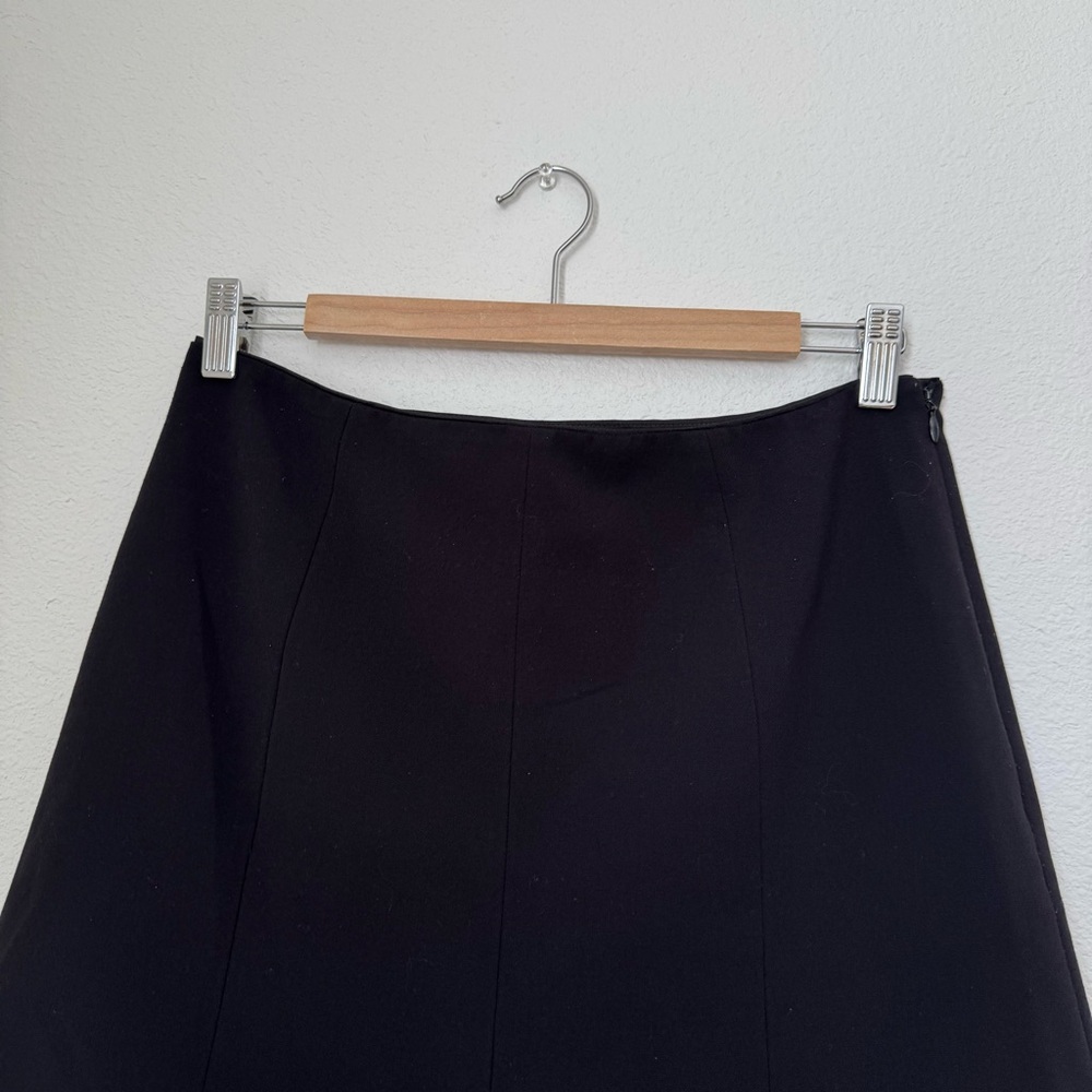 White House Black Market Black A-Line Mini Skirt - Picture 4 of 14